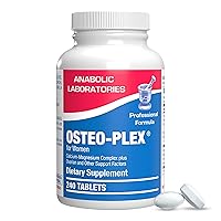 Osteo Plex for Women - 240 Tablets of Vitamin D3, Vitamin C, Calcium, Ovarian Substance - Vitamin D3 and Calcium Supplement for Bone and Glandular Health