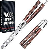  Grand Way Butterfly /Balisong Trainer - Practice Butterfly - Balisong  Knives NOT Real NOT Sharp Blade - Black Dull Trick Butterfly - Butter Fly  Training CSGO K10-B : Sports & Outdoors