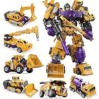 Transformer-Toys: A Combined Engineering Car, an Automobile Robot, A Six in One Manual Model, an Action Figures, A Teenagers Aged 15 and Above, and A Body Height of 17 Inches