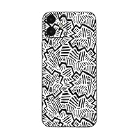 MightySkins Skin for Apple iPhone 12 - Abstract Black | Protective, Durable, and Unique Vinyl Decal wrap Cover | Easy to Apply, Remove, and Change Styles | Made in The USA (APIPH12-Abstract Black)