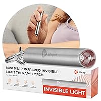 Mini 3.5in Invisible Infrared Light Therapy for Body Joints & Muscles - Invisible Led Light Therapy - Pocket Sized Portable Near Infrared Light Therapy for Body & Face or Infrared Therapy