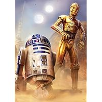 Buffalo Games - Star Wars - Droids at Tatooine - 300 Large Piece Jigsaw Puzzle for Adults Challenging Puzzle Perfect for Game Night - Finished Puzzle Size is 21.25 x 15.00