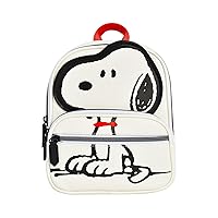 Concept One Peanuts Mini Backpack, Small Travel Bag for Men and Women, Snoopy, 9 Inch
