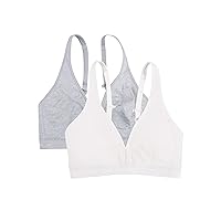 Fruit of the Loom Women's Wirefree Cotton Bralette Available in Multi Packs