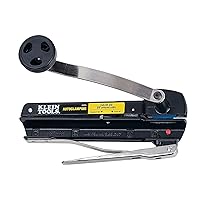 Klein Tools 53725 Armored and BX Cable Cutter, Cuts Up to 3/8 Inch Armored Cable-BX-AC-MC-MCAP-Greenfield, With Storage and Extra Blades, Black