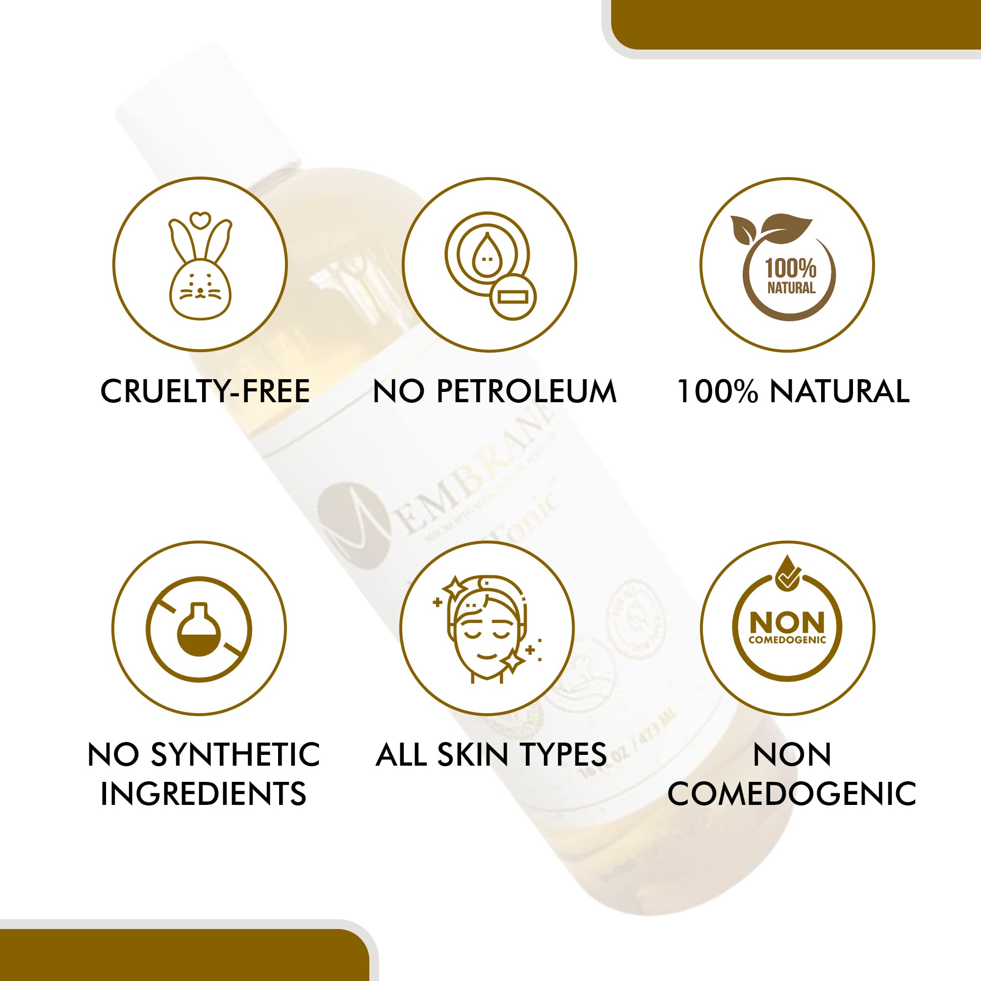 Membrane MicroTonic Skin Toner - Micropigmentation & Microblading Aftercare - Safe & Natural Tattoo Scar Repair - Promotes Skin Healing - Ideal for All PMU Procedures