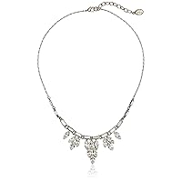 Ben-Amun Jewelry Swarovski Crystal Marquise Baquette Cut Necklace for Bridal Wedding Anniversary