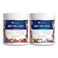 Gundry MD MCT Wellness Powder to Support Energy, Ketone Production and Brain Health, Keto Friendly, Sugar Free - (2 Pack)