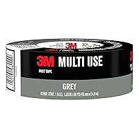 3M Duct Tape, 1.88 in x 60 yd, Multi-Use Tape With Strong Adhesive to Create a Secure Bond, Excellent Strength For Durability, Waterproof Backing For Longer Lasting Repairs, 1 Roll (2960-A)