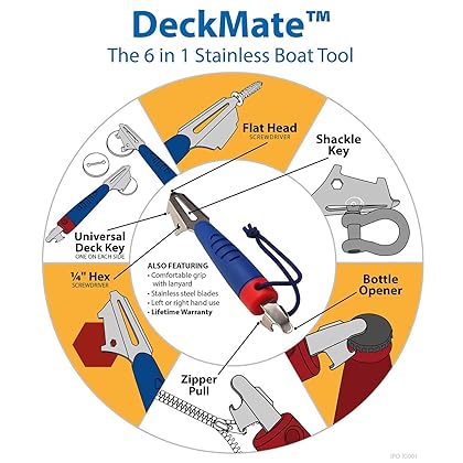 Ironwood Pacific DeckMate 6-in-1 Boating Tool