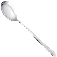 Endoshoji LSC1901 Professional Lilac Big Serving Spoon, 18-0 Stainless Steel, Made in Japan