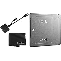 enenfeifei Atomos Angelbird Atom X SSDmini 500 GB External Solid State Drive + Angelbird USB 3.2 Gen 2 Type-C to SATA 6 Gb/s Adapter