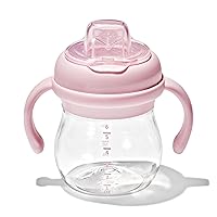 OXO Tot Transitions Soft Spout Sippy Cup with Removable Handles - 6 oz. - Blossom