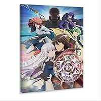 OMDSIANC The Archdemon's Dilemma How to Love Your Elf Bride Cover Anime Art Poster (5) Canvas Poster Wall Art Decor Living Room Bedroom Printed Picture Frame-style 12x16inch(30x40cm)