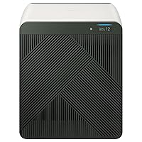 BESPOKE Cube Air Purifier, Odor Eliminator, Home System w/ HEPA Filtration, 360 Degree Purification, Pet Mode, Smart Control, Traps Dust, AX350A9350N, Forest Green