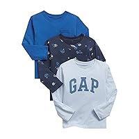 GAP Baby Boys' 3-Pack Brannan's Favorites Long Sleeve Tee T-Shirt