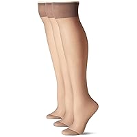 Berkshire Womens 3-pack Queen Size All Day Sheer Knee High With Reinforced Toeknee high