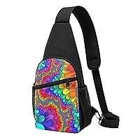 Bright Color Crossbody Chest Bag, Casual Backpack, Small Satchel, Multi-Functional Travel Hiking Backpacks
