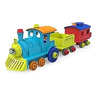 Educational Insights Design & Drill All Aboard Train, 30 Piece Take Apart Toy with Electric Drill Toy, STEM Toy, Gift for Boys & Girls, Ages 3+