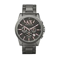 Armani Exchange Watch, Men's Chronograph, Stainless Steel Watch, 45mm case size