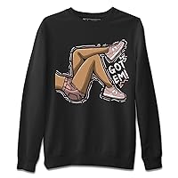 Rose Whisper Design Printed Got Em Legs Sneaker Matching Sweatshirt