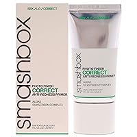 Photo Finish Correct Anti-Redness Makeup Primer - Reduce the Look of Redness and Calm Stressed Skin - Standard, 1.01 fl oz