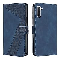Case for Samsung Galaxy Note 10 5G/4G Wallet Case with Card Holder, PU Leather Cover Kickstand Magnetic Closure Shockproof Flip Cover for Samsung Note 10 5G/4G (Blue)