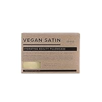 Vegan Satin Hydrating Beauty Pillowcase (Champagne, Standard)