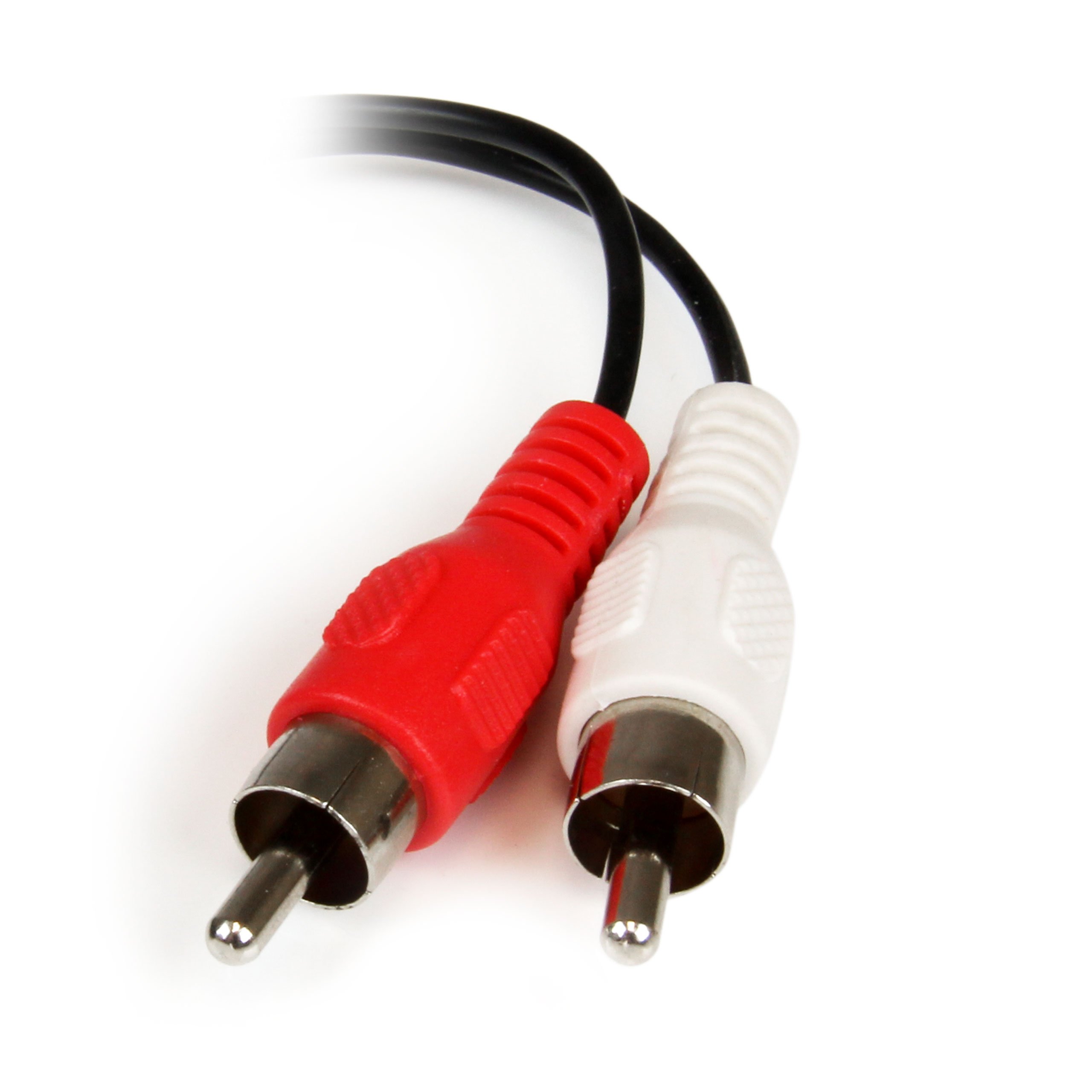 StarTech.com 6in RCA to 3.5mm Female Cable - Audio to RCA Cable - 3.5mm Female to 2x RCA Male - Aux to RCA - Stereo Audio Cable (MUFMRCA)
