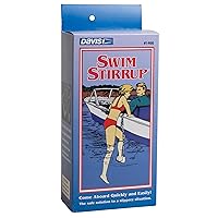 Davis Instruments Swim Stirrup for Easy Access to Small Boats - Perfect for Rowboats, Ski Boats, Dingies, and Sailboats - with Adjustable Lengths