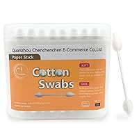 2 Packs 160pcs Safety Cotton Swabs with Large Tip, Baby Cotton Buds