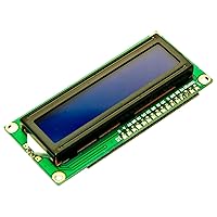 DFRobot DFR0063 LCD Display, 16x2 Character, White on Blue, 5V, 82 mm x 35 mm x 18 mm Size