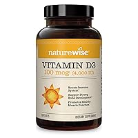 Vitamin D3 4000iu (100 mcg) Healthy Muscle Function, and Immune Support, Non-GMO, Gluten Free in Cold-Pressed Olive Oil, Packaging Vary (Mini Softgel), 360 Count