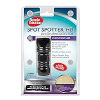 Simple Solution Spot Spotter HD UV LED Urine Detector | Spot and Eliminate Pet Urine Stains and Odors | 1 Light