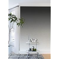 RoomMates RMK12656MW Charcoal Aura Ombre Peel and Stick Wallpaper Mural Gray