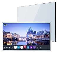 Soulaca 27 inches Smart Mirror LED TV for Bathroom Waterproof IP65 Full HD HDTV(ATSC) Tuner webOS Wi-Fi & Bluetooth with Alexa Built-in 2024
