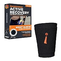 Incrediwear Wrist Sleeve – Wrist Brace for Women and Men to Help with Swelling, Inflammation, Joint Pain Relief and Offers Wrist Support & Recovery (Black, Large)