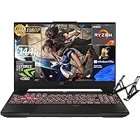 ASUS 2024 Newest TUF A17 Gaming Laptop, 17.3 Inch FHD 144Hz Display, AMD Ryzen 7-7735HS (8-core), GeForce RTX 4060, 64GB DDR5, 4TB SSD, Backlit Keyboard, Wi-Fi 6, Windows 11 Pro, with Laptop Stand