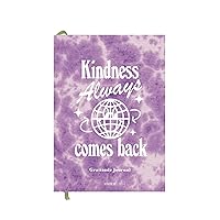 Daily Gratitude Journal - Purple, 15.3 x 21.5cm | Kindness Hardback Cover Morning & Evening Reflection Notebook | Grounding Exercises & Affirmations for Happiness, Mindfulness & Positive Change