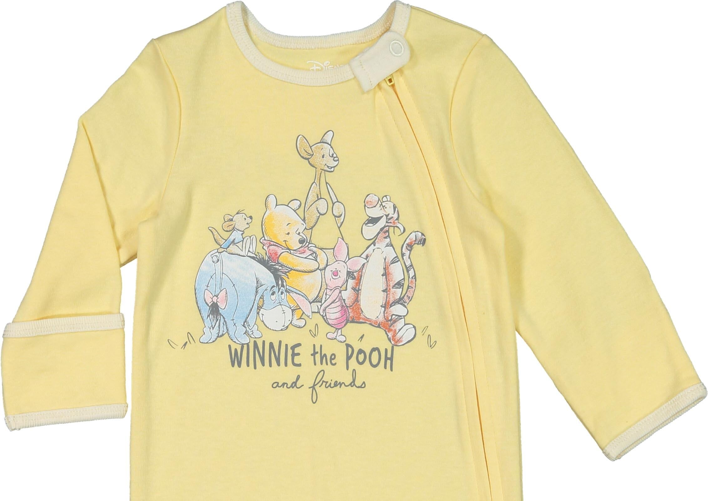 Disney Pixar Monsters Inc. Winnie the Pooh Lion King Baby Sleep N Play Coverall Headband Burp Cloth and Blanket 4 Piece Set