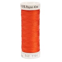 Sulky Rayon Thread for Sewing, 250-Yard, Orange Red