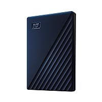Western Digital 5TB My Passport for Mac, Portable External Hard Drive with backup software and password protection, Blue - WDBA2F0050BBL-WESN
