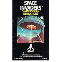 Space Invaders Atari 2600 Instruction Booklet (Atari 2600 Manual ONLY - NO GAME) Pamphlet - NO GAME INCLUDED
