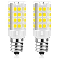 AMI PARTS WE05X20431 LED Dryer Drum Light Bulb Energy-Saving 4W 120V E12 Candelabra Base 6000K,Fit for G-E Whirl-Pool Dryer Replace 22002263 WE4M305 WP3395618（2 Pack）