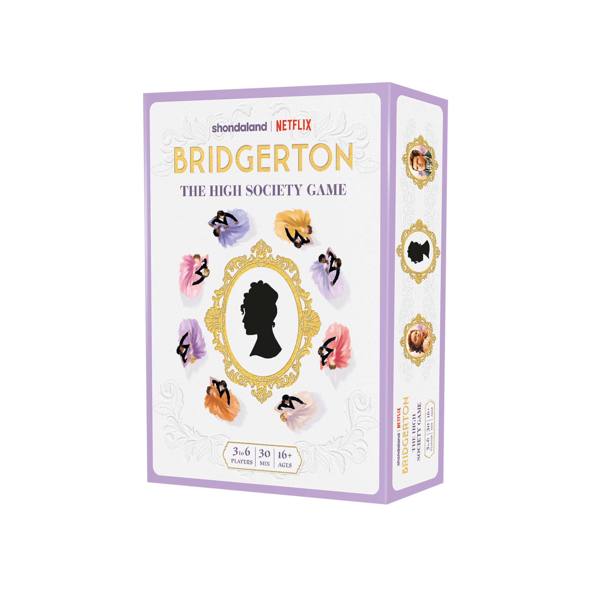 Bridgerton The High Society Board Game - Strategy Game Based on The Hit Netflix TV Series, Fun Game for Adult Game Night, Ages 16+, 3-6 Players, 30 Minute Playtime, Made by Mixlore