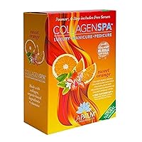 Luxury Manicure and Pedicure with Collagen Bubble Crystals - Sweet Orange (1 Pack)