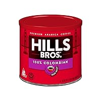 Hills Bros Donut Shop Ground Coffee, Dark Roast, 24 Oz. Can - Slightly Sweet, Smooth Coffee Taste