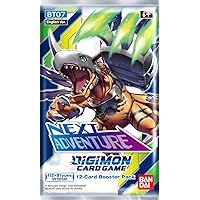 BANDAI NAMCO Entertainment Digimon Card Game: Booster - Next Adventure BT07 | Card Game | Ages 6+ | 2 Players | 10 Minutes Playing Time Multicolor BCL2602498, 2. Booster Box
