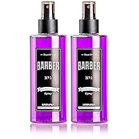 Marmara Barber Cologne - Best Choice of Modern Barbers and Traditional Shaving Fans (No 1 Purple, 250ml x 2 Bottles)