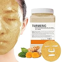 Jelly Mask Powder for Facials, Turmemic Anti-Wrinkel Remove Acne Jelly Face Mask, Professional Peel Off Hydro Face Mask Powder for Fight Fine Lines, Uneven Skin Tone,DIY SPA 23 FLOZ Mask Powder